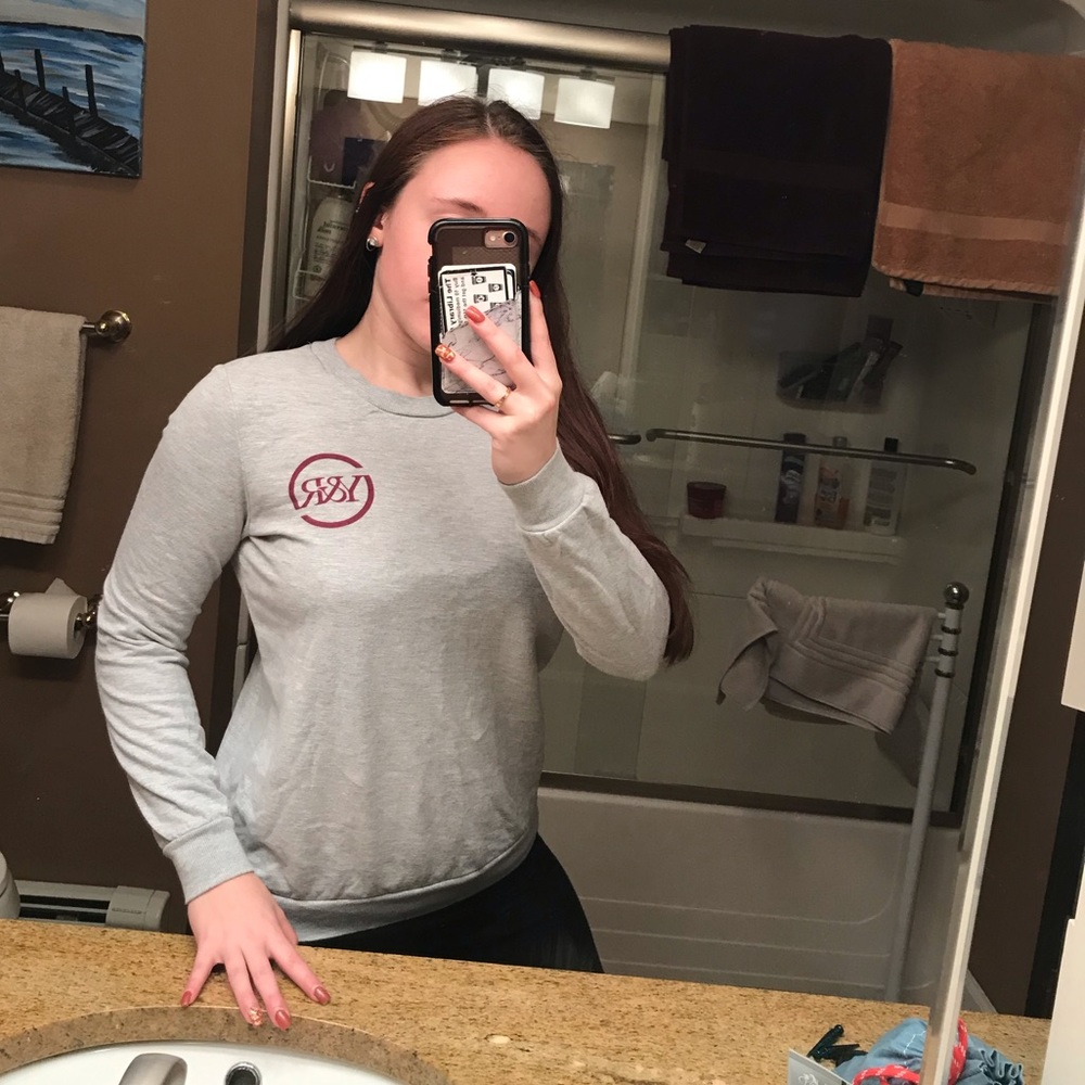 Young & Reckless Gray Crewneck